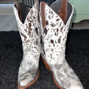 Liberty black cowhide boots, very gently worn